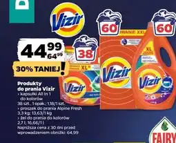 Netto Kapsułki do prania kolorów Vizir 3 In 1 Pods (Dawniej Go Pods) oferta