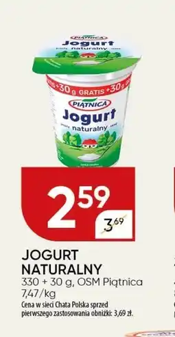 Chata Polska Jogurt naturalny Piątnica oferta