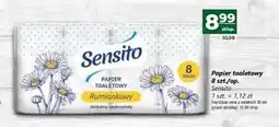 Społem Papier toaletowy Sensito oferta