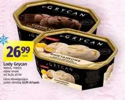 Społem Grycan Lody czekoladowe 1100 ml oferta