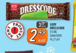 Społem Szczecin Lody Dresscode oferta
