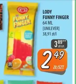 Społem Szczecin Lody Funny Finger oferta