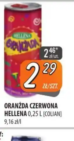 Społem Szczecin Oranżada czerwona Hellena oferta