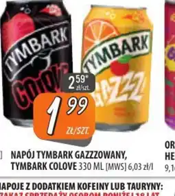 Społem Szczecin Napój Tymbark Gazzowany, Tymbark Colove oferta