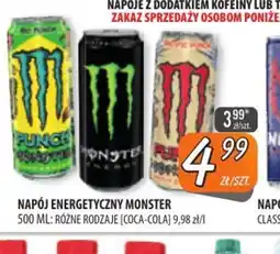 Społem Szczecin Napój energetyczny Monster oferta
