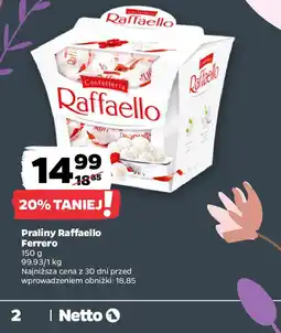 Netto Praliny Raffaello Ferrero oferta