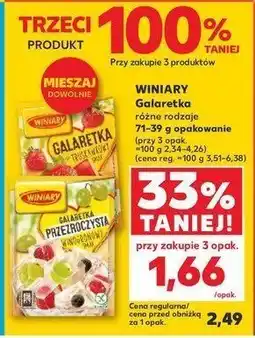 Kaufland Galaretka przezroczysta winogronowy smak Winiary oferta