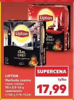 Kaufland Herbata Lipton daring english breakfast oferta