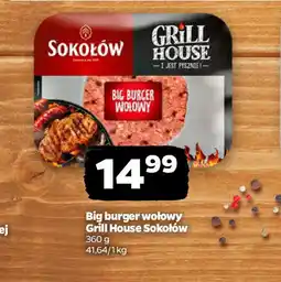 Netto Big burger wołowy Grill House Sokołów oferta