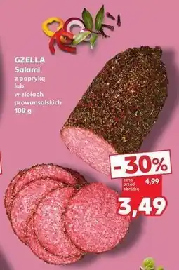 Kaufland Salami w ziołach prowansalskich Gzella oferta