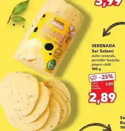 Kaufland Ser z czarnym pieprzem i papryką chilli Serenada salami oferta