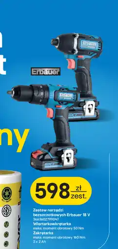 Castorama Zestaw narzędzi Erbauer oferta