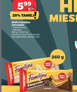 Netto Wafle Familijne Jutrzenka oferta