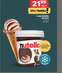Netto Lody Nutella Ferrero oferta