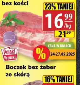 API MARKET Boczek bez żeber ze skórą oferta