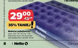 Netto Materac pojedynczy oferta