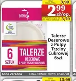 Marmax Talerze deserowe z pulpy trzciny cukrowej oferta