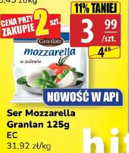 API MARKET Ser Mozzarella Granlan oferta
