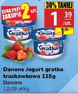 API MARKET Danone Jogurt Gratka truskawkowa oferta