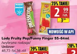 API MARKET Lody Fruity Pop/Funny Finger oferta