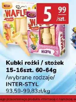 API MARKET Kubki rożki / stożek Inter-Styl oferta