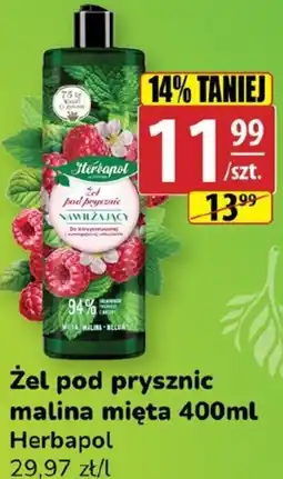 API MARKET Zel pod prysznic malina mięta Herbapol oferta