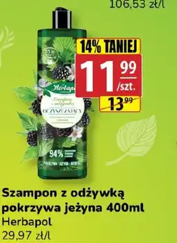 API MARKET Szampon z odżywką pokrzywa jeżyna Herbapol oferta
