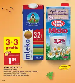 Biedronka Mleko 3.2% Łowickie oferta