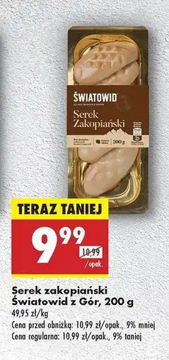Biedronka Serek zakopiański Światowid oferta