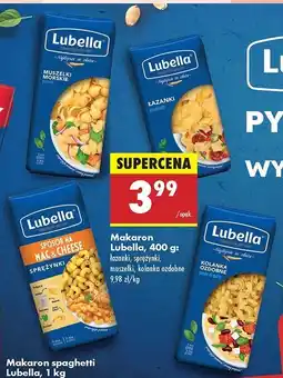 Biedronka Makaron muszelki morskie Lubella makaron oferta