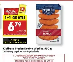 Biedronka Kiełbasa śląska Kraina wędlin oferta