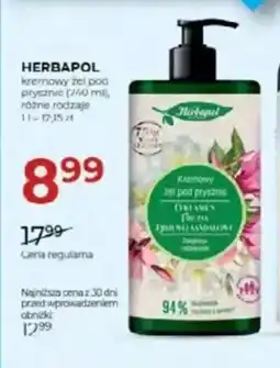 Jawa Drogerie Herbapol kremowy żel pod prysznic oferta