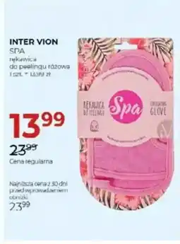 Jawa Drogerie Inter Vion SPA rękawica do peelingu różowa oferta