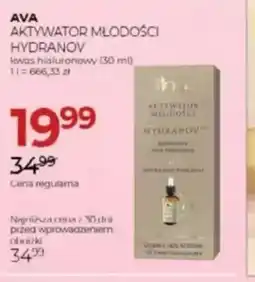 Jawa Drogerie Aktywator młodości Hydranov AVA oferta
