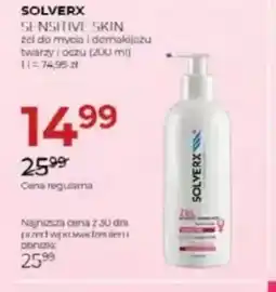 Jawa Drogerie Solverx Sensitive Skin oferta