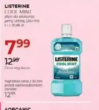 Jawa Drogerie Listerine Cool Mint oferta