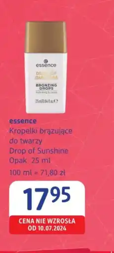 dm drogerie markt Essence Kropelki brązujące do twarzy Drop of Sunshine oferta