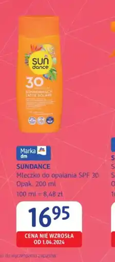 dm drogerie markt Mleczko do opalania SPF 30 Sundance oferta