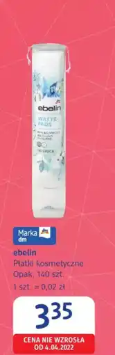 dm drogerie markt Płatki kosmetyczne Ebelin oferta