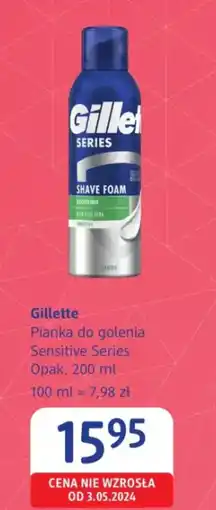 dm drogerie markt Pianka do golenia Gillette Sensitive Series oferta
