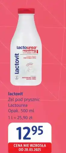 dm drogerie markt Zel pod prysznic Lactovit Lactourea oferta