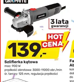 Bricomarche Szlifierka kątowa Graphite oferta