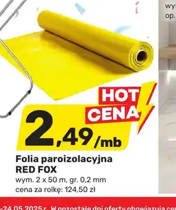 Bricomarche Folia paroizolacyjna RED FOX oferta