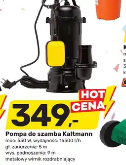 Bricomarche Pompa do szamba Kaltmann oferta