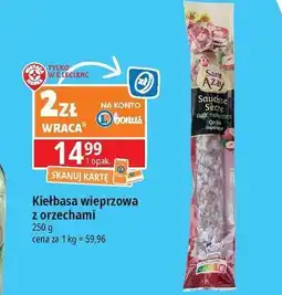 E.Leclerc Kiełbasa z orzechami Wiodąca Marka Saint Azay oferta
