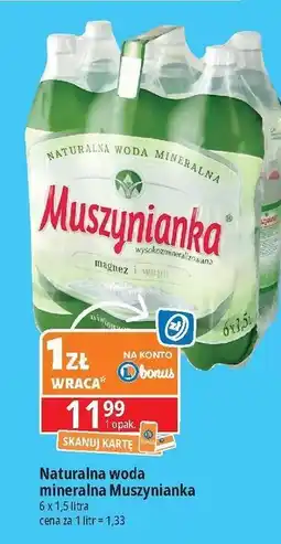 E.Leclerc Woda niegazowana Muszynianka oferta