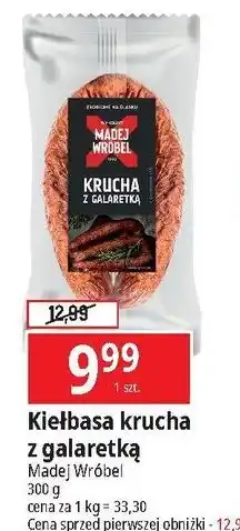 E.Leclerc Kiełbasa krucha z galaretką Madej & Wróbel oferta