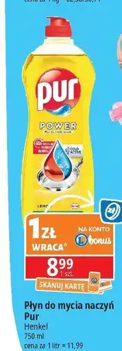 E.Leclerc Płyn do naczyń lemon Pur Power oferta