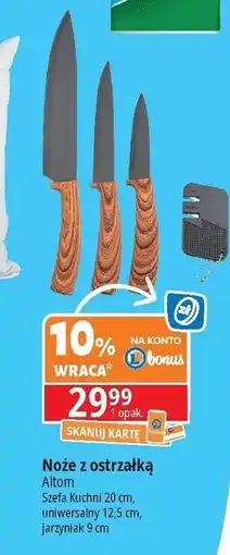 E.Leclerc Komplet noży z ostrzałką Altom oferta