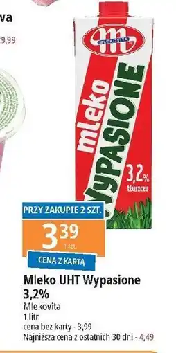 E.Leclerc Mleko 3.2% Mlekovita Wypasione oferta
